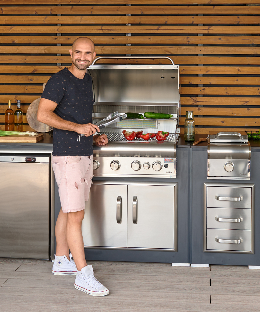 Ardor épített kerti konyha